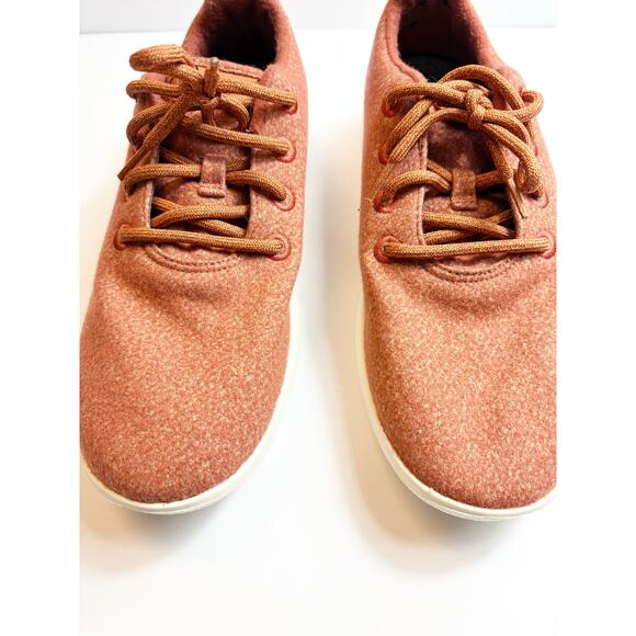 Allbirds Men’s Wool Runner Sneakers Size 10 Orange Textured Comfort Minimalist - Picture 4 of 10